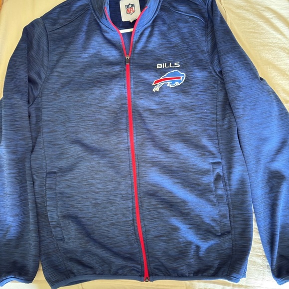 EUC NFL Blue Buffalo Bills Jacket With Fleece Lining - Picture 1 of 9